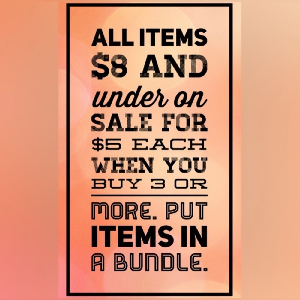 Bundle Sale!! Plus Ground Shipping Rate $6.49 for up to 5 LBs. Bundle and Save!